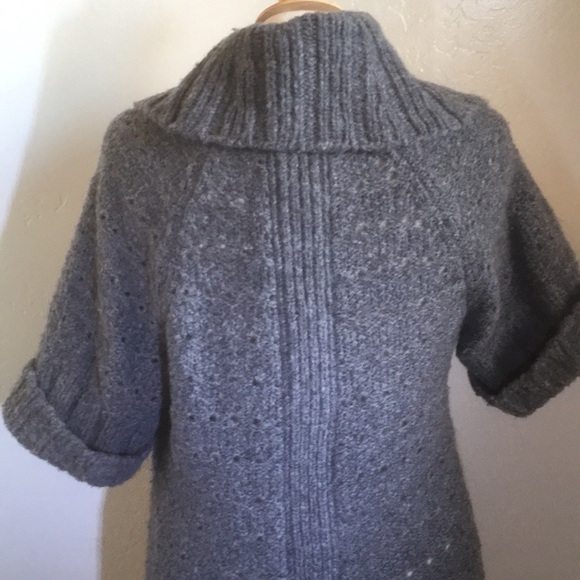 Juicy Couture Sweater short sleeve button up woman’s warm Gray size Pm - Picture 10 of 12